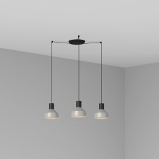 Серый подвесной светильник Kombo Ø20 3L