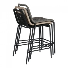 Полубарный стул Glenville 62 см черный