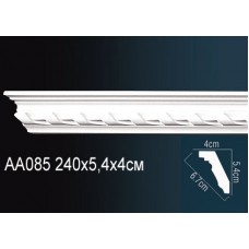 Гибкий потолочный плинтус Перфект AA085F