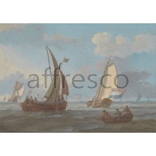 Картина: Adam Silo, Dutch Shipping off the Low Countries