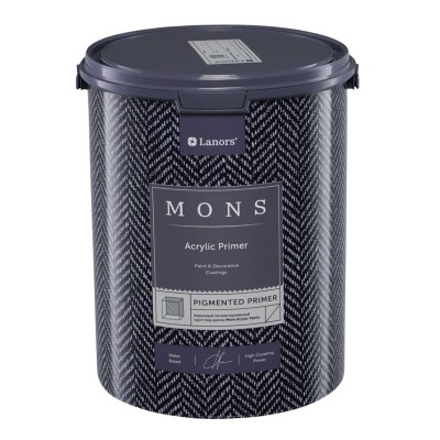 Mons Pigmented Primer 1 литр (Латексный пигментированный грунт под краски линейки Lanors Моns)