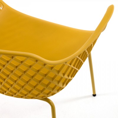 Стул-кресло Quinn желтый