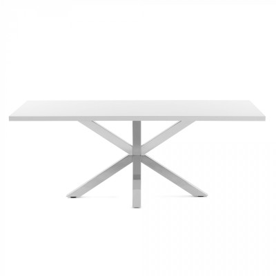 Лакированный стол Arya белый