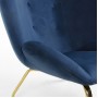 Кресло Egg Vernen темно-синее CC0892J25