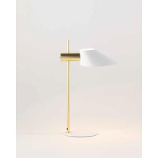 Настольная лампа Cohen Gold латунь - белый