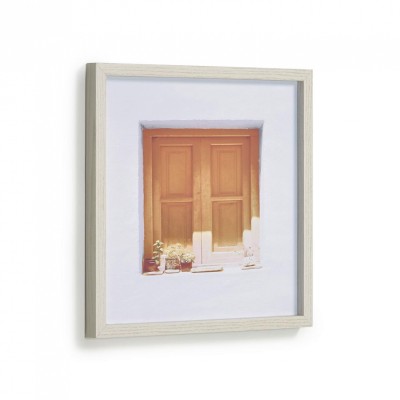 Постер Leyla дом с коричневым окном 40 х 40 см
