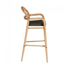 Барный стул Sheryl серо-зеленый В.108