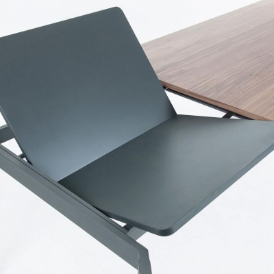 Стол обеденный Mahon 160(220)x90 графит