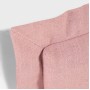 Изголовье из льняной ткани розового цвета Tanit со съемным чехлом 186 x 106 см