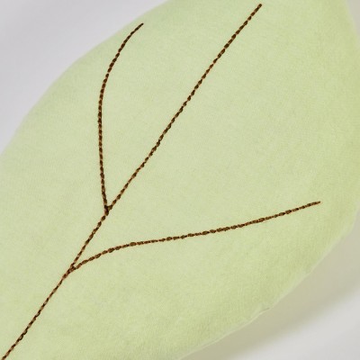 Набор Daney из 3 подушек в форме листьев из органического хлопка, сертифицированного GOTS, розового,