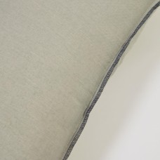 Наволочка Elea из 100% льна светло-серого цвета 30 x 50 см