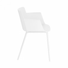 Hannia белый стул с подлокотниками