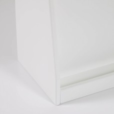 Книжный шкаф Adiventina из МДФ белого цвета 59,5 x 69,5 см