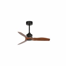 Потолочный вентилятор Just Fan черный/древесный 81 см SMART