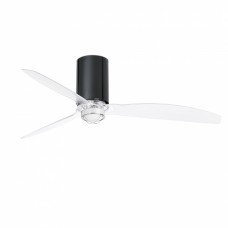 Потолочный вентилятор Mini Tube Fan черный/прозрачный 128 см