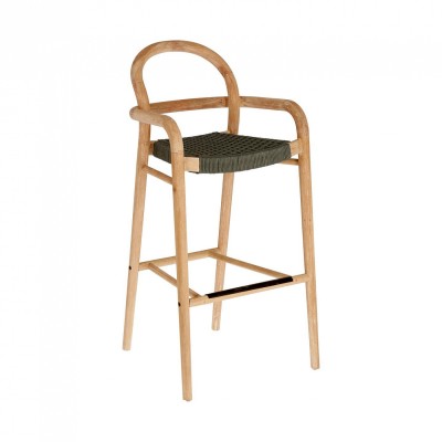 Барный стул Sheryl серо-зеленый В.108