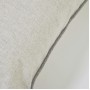 Наволочка Alcara белая с серой каймой 45 x 45 см