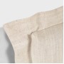 Изголовье из льняной ткани белого цвета Tanit со съемным чехлом 166 x 106 см