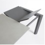 Стол Atta 140 (200) x90 антрацит, серый, керамика