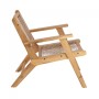 Кресло Geralda из дерева акации с натуральной отделкой