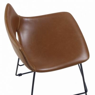 Полубарный стул Ziggy коричневый