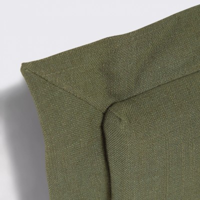 Изголовье из льняной ткани зеленого цвета Tanit со съемным чехлом 206 x 106 см