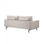 GALENE Galene 3-seater sofa in beige 214 cm