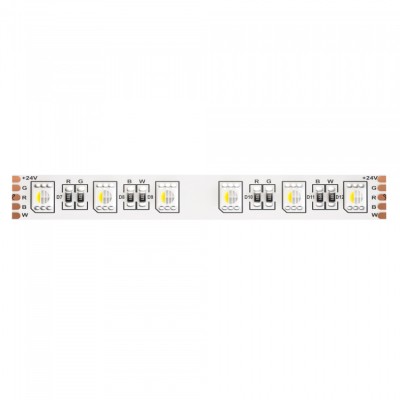 Светодиодная лента 24В 5050 19,2Вт/м RGBW 3000K IP20 10179