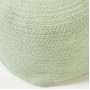 Круглый пуф Daiana из хлопка зеленого цвета Ø 40 см