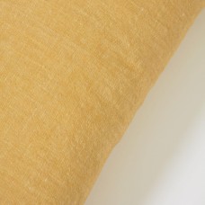 Наволочка Eirenne из хлопка и льна горчичного цвета 45 x 45 см