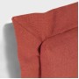 Изголовье из льняной ткани бордового цвета Tanit со съемным чехлом 186 x 106 см