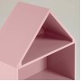 Детский стеллаж Celeste из МДФ розовый 50 x 105 см