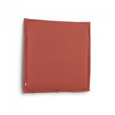 Изголовье из льняной ткани бордового цвета Tanit со съемным чехлом 106 x 106 см