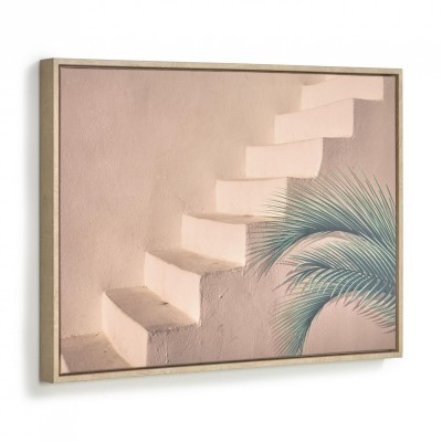 Постер Lucie с коричневой цементной лестницей 50 х 70 см