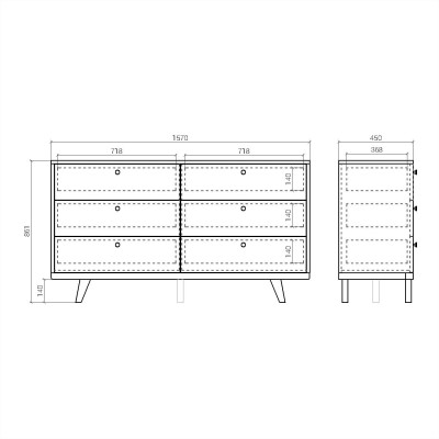 Комод TM059